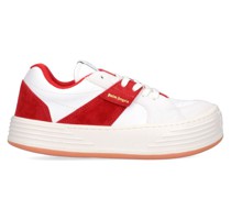 Leather Logo Sneakers