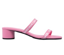 Logo Leather Sandals