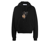 Off-White Logo Hooded Sweatshirt
