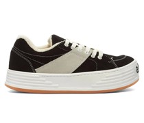 Suede Logo Sneakers
