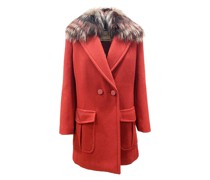 Fur Collar Wool Coat