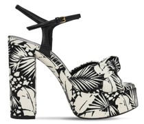 Printed Canvas Sandals