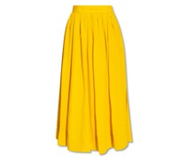 Linen Midi Skirt