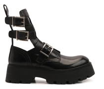 Alexander Mcqueen Rave Leather Boots
