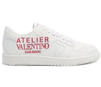 Garavani Leather Logo Sneakers