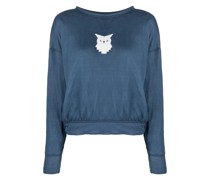 Owl Motif Sweater