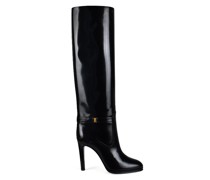 Leather Logo Boots