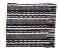Missoni Fringed Crochet-Knit Scarf