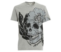 Alexander Mcqueen Skull Print Cotton T-Shirt