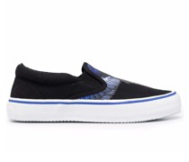 County Of Milan Canvas Slip On Sneakers