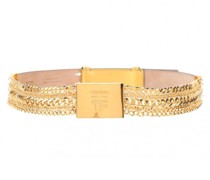Tom Ford Logo Buckle Leather Belt