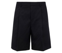 Striped Wool Shorts