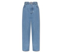 Wide Leg Denim Jeans