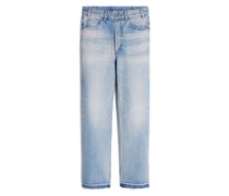 Cropped Straight Jeans