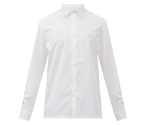 Studded Crystal Collar Shirt