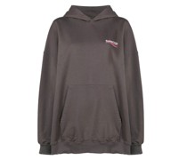 Oversized Logo Hooded Sweatshirt
