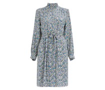 Weekend Verbas Flower Print Silk Dress