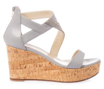 Leather Wedge Sandals