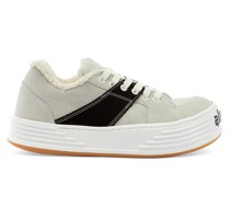 Suede Logo Sneakers