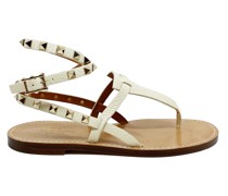 Rockstud Leather Sandals
