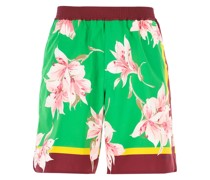 Flowers Printed Bermuda Shorts