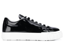Glossy Leather Sneakers