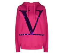 V Logo Print Sweatshirt
