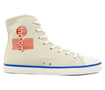 Isabel Marant Logo Canvas Sneakers