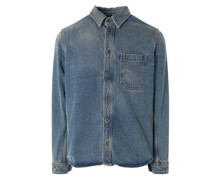 Off-White Cotton Denim Shirt