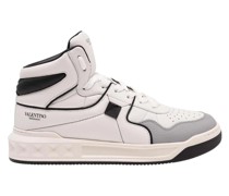 Garavani High Top Leather Sneakers