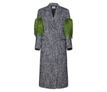Herringbone Wool Coat