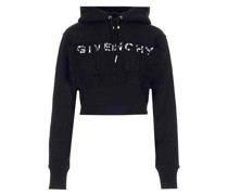Cropped Hooded Sweatshirt