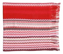 Missoni Fringed Crochet-Knit Scarf