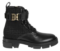 Leather Logo Boots