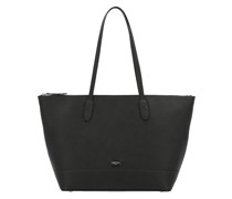 Ninon Zipped Tote Bag Black