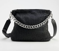 Juna Weave Leder Soft Grainy Black