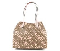 Vikky Shopper Latte Logo/Pale Rose
