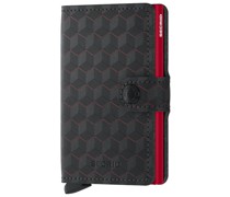 Miniwallet Optical black-red