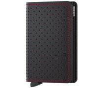 Slimwallet Perforated black-red