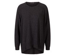 Pullover Textuhr 344 in Schwarz