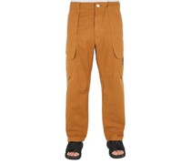 Trousers Braun Baumwolle, Polyamid