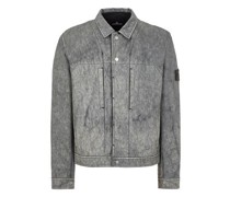 Jacke Schwarz Baumwolle, Hanf