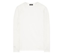 Langärmliges Shirt Weiß Baumwolle