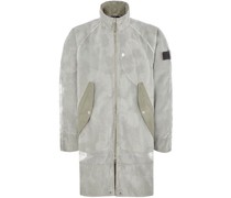 Lange Jacke Braun Baumwolle, Polyester