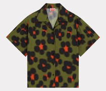 Boxy Fit Hemd Hana Leopard" Khaki für Damen