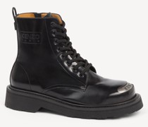 Boots Mit Schnürung Kenzosmile Damen Schwarz für