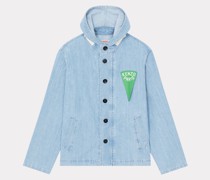 Denim-parka Kenzo Sailor" Stone Bleached Blue Denim für Herren
