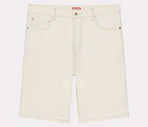 Denim-shorts Himawari Bleached Weiß Denim für Herren