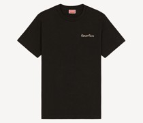 Lockeres T-shirt Souvenir" Schwarz für Damen