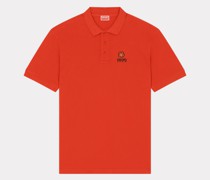Poloshirt 'Boke Flower' -Wappen Rot für Herren